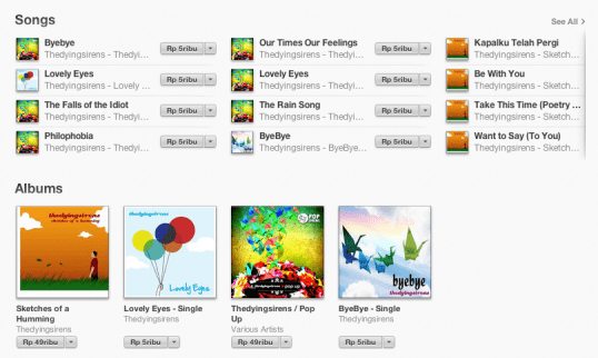 thedyingsirens on iTunes