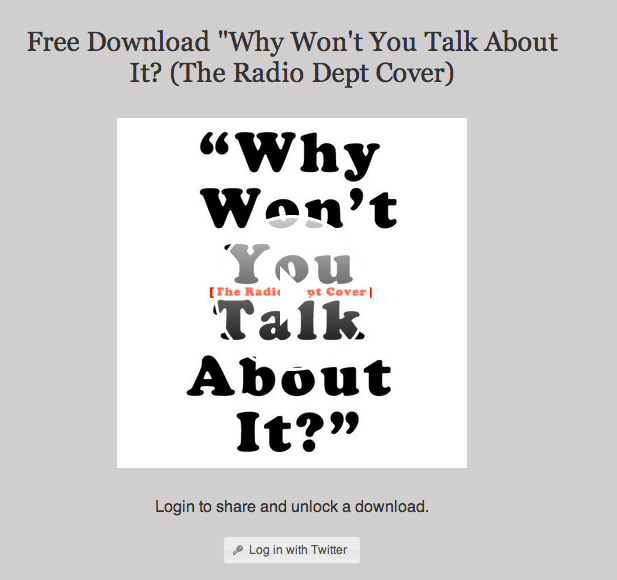 Why Won't You Talk About It?